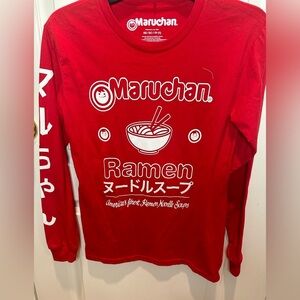 MARUCHAN RED XS RAMEN NOODLE LONG SLEEVE T SHIRT
